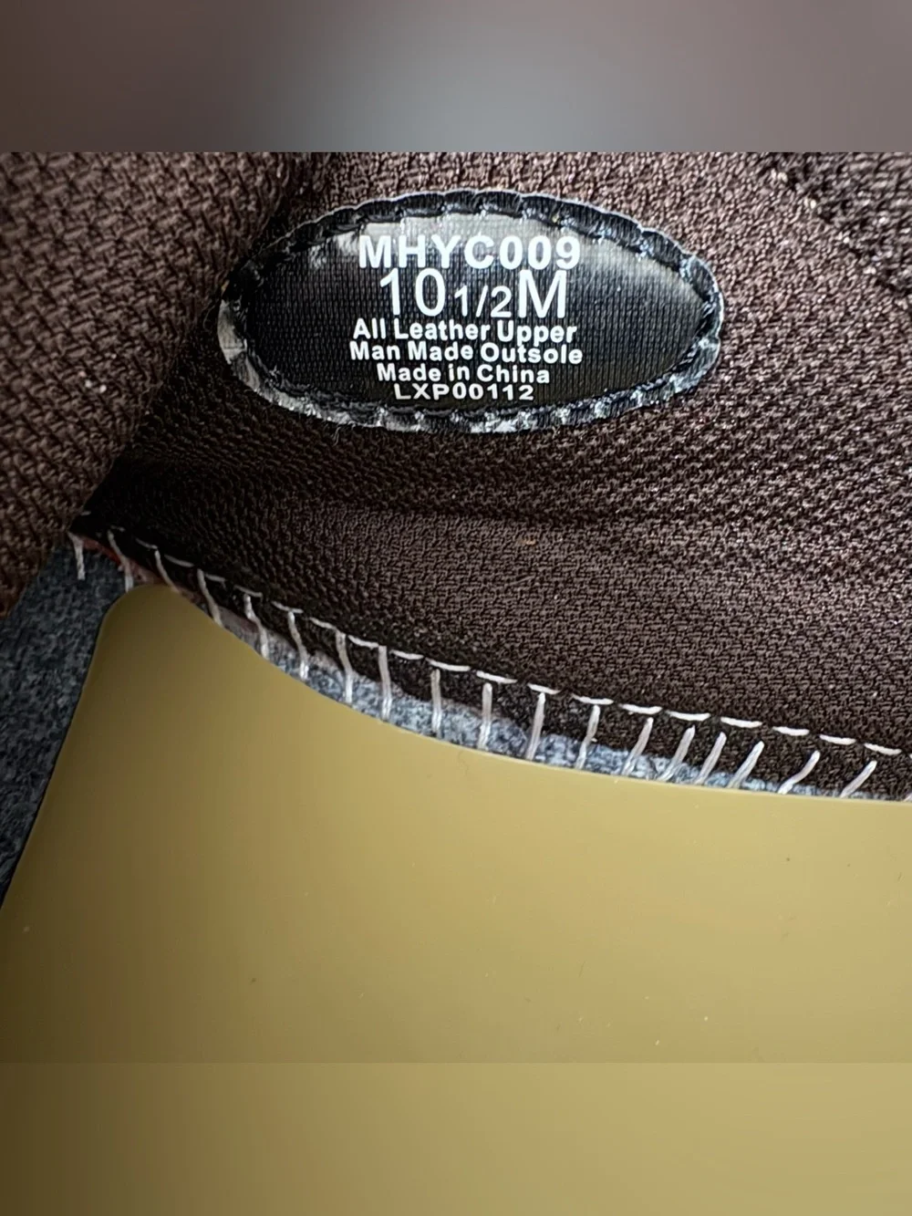 Twisted X Hooey Brown Leather Lace-Up Sneaker- men’s 10.5
